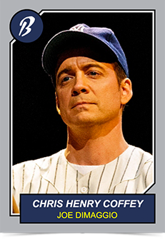 Bronx Bombers Broadway Chris Henry Coffey as Joe DiMaggio Bronx Bombers Yankees Play Chris Henry Coffey Photo