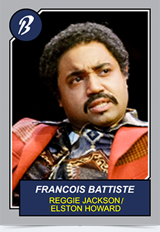 Bronx Bombers Broadway Francois Battiste as Reggie Jackson / Elston Howard Bronx Bombers Yankees Play Francois Battiste Photo
