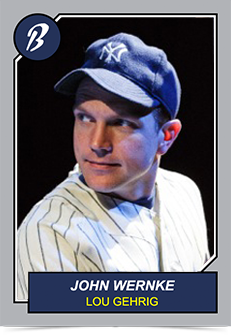 Bronx Bombers Broadway John Wernke as Lou Gehrig Bronx Bombers Yankees Play John Wernke Photo